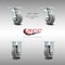 Service Caster 5 Inch SS Thermoplastic Caster Set with Roller Bearing 2 Swivel Lock 2 Rigid SCC SCC-SS30S520-TPRRD-BSL-2-R-2 - alternate 1